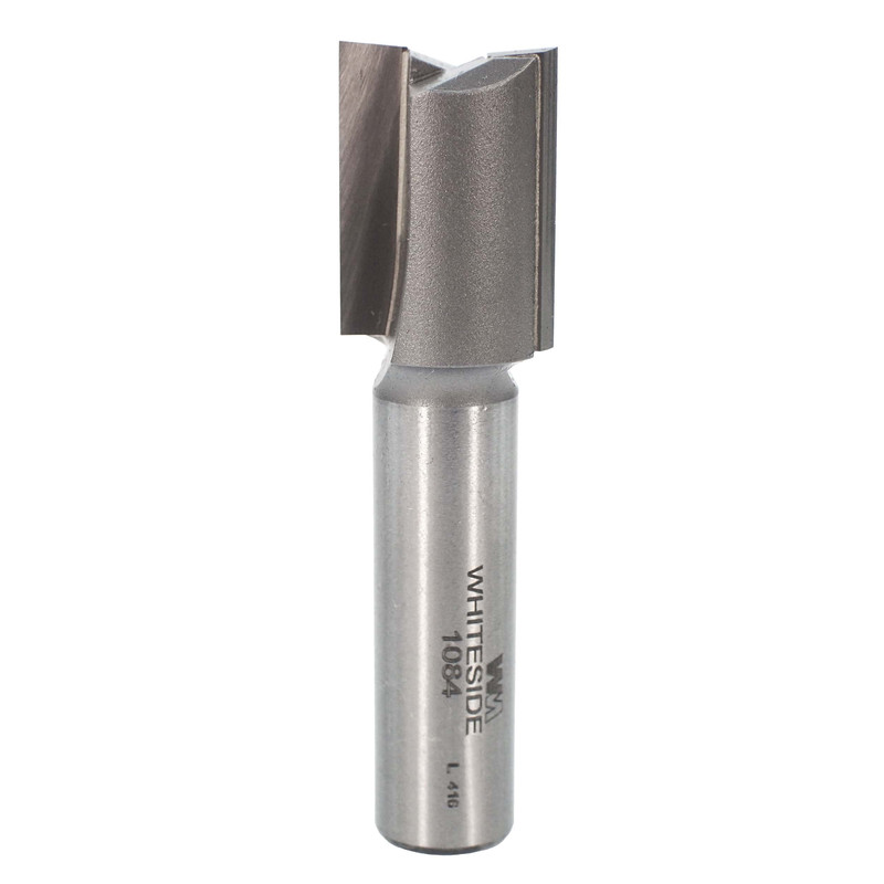 Double Flute Straight Cut Router Bit - 1/2" SH - Diameter:3/4" - Cutting Length:1" - Overall Length:2-3/4"